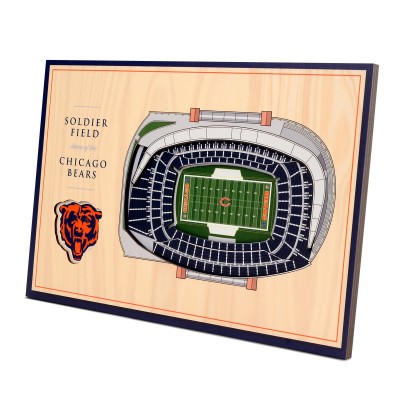 Chicago Bears 14 x 10.5 3D StadiumViews Desktop Display