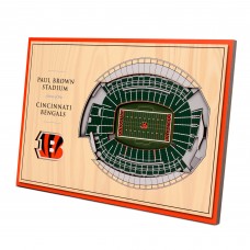 Cincinnati Bengals 14 x 10.5 3D StadiumViews Desktop Display