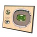 Green Bay Packers 14 x 10.5 3D StadiumViews Desktop Display