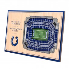 Indianapolis Colts 14 x 10.5 3D StadiumViews Desktop Display