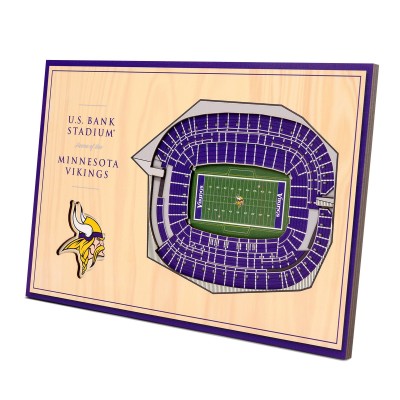 Minnesota Vikings 14 x 10.5 3D StadiumViews Desktop Display
