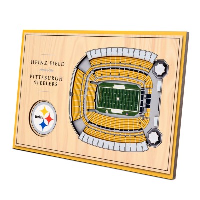 Pittsburgh Steelers 14 x 10.5 3D StadiumViews Desktop Display