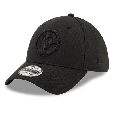 Бейсболка Pittsburgh Steelers New Era Black Logo 39THIRTY