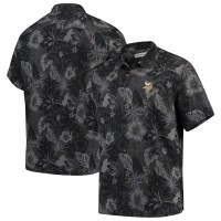 Рубашка с коротким рукавом Minnesota Vikings Tommy Bahama Fuego Floral Woven - Black