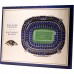 Baltimore Ravens 17 x 13 5-Layer StadiumViews 3D Wall Art