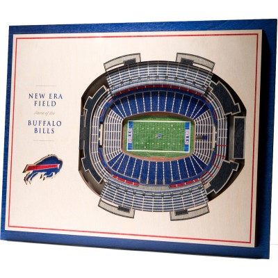 Buffalo Bills 17 x 13 5-Layer StadiumViews 3D Wall Art
