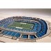 Carolina Panthers 17 x 13 5-Layer StadiumViews 3D Wall Art