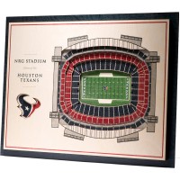 Houston Texans 17 x 13 5-Layer StadiumViews 3D Wall Art