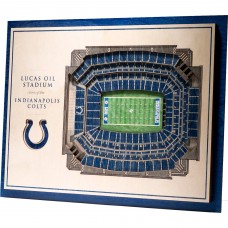 Indianapolis Colts 17 x 13 5-Layer StadiumViews 3D Wall Art