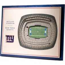 New York Giants 17 x 13 5-Layer StadiumViews 3D Wall Art