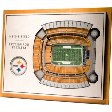 Pittsburgh Steelers 17 x 13 5-Layer StadiumViews 3D Wall Art