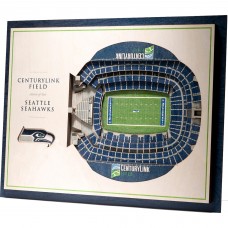 Seattle Seahawks 17 x 13 5-Layer StadiumViews 3D Wall Art