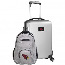 Arizona Cardinals MOJO 2-Piece Backpack & Carry-On Set - Silver