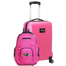 Baltimore Ravens MOJO 2-Piece Backpack & Carry-On Set - Pink