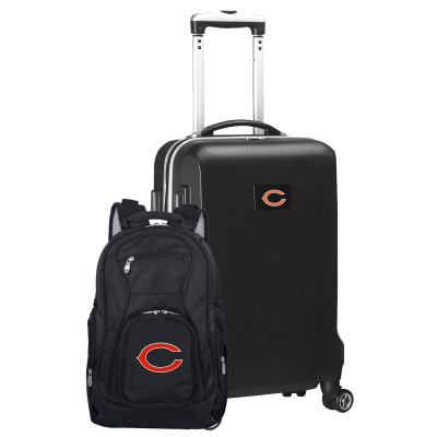 Рюкзак и чемодан (набор) Chicago Bears MOJO Black 2-Piece