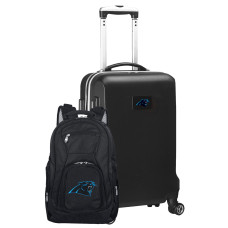 Рюкзак и чемодан (набор) Carolina Panthers MOJO Black 2-Piece