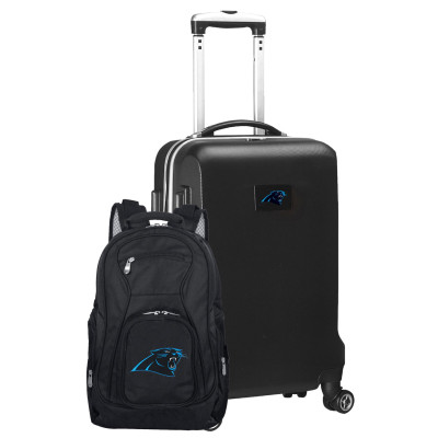 Рюкзак и чемодан (набор) Carolina Panthers MOJO Black 2-Piece