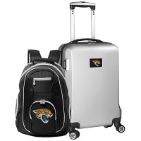 Jacksonville Jaguars MOJO Silver 2-Piece Backpack & Carry-On Set