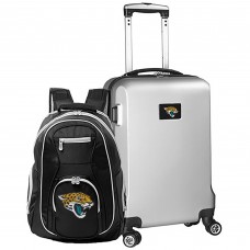 Jacksonville Jaguars MOJO Silver 2-Piece Backpack & Carry-On Set
