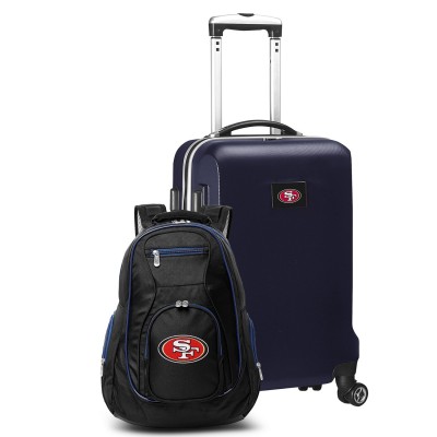 San Francisco 49ers MOJO Navy 2-Piece Backpack & Carry-On Set