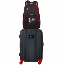 Atlanta Falcons MOJO Red 2-Piece Backpack & Carry-On Luggage Set