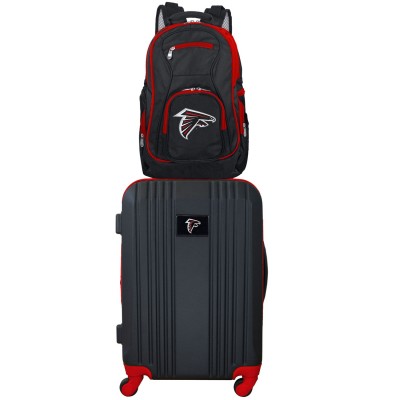 Atlanta Falcons MOJO Red 2-Piece Backpack & Carry-On Luggage Set