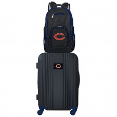 Chicago Bears MOJO Navy 2-Piece Backpack & Carry-On Luggage Set