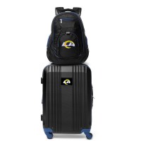 Los Angeles Rams MOJO Navy 2-Piece Backpack & Carry-On Luggage Set