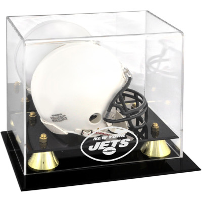 New York Jets Fanatics Authentic Golden Classic Mini Helmet Display Case