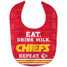 Слюнявчик Kansas City Chiefs WinCraft Newborn & Infant Eat. Drink. Repeat. All-Pro