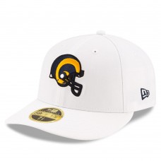 Бейсболка Los Angeles Rams New Era Omaha Low Profile 59FIFTY - White