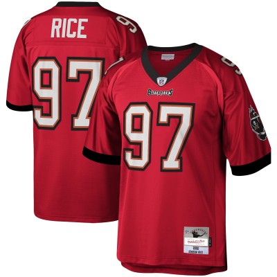 Игровая джерси Simeon Rice Tampa Bay Buccaneers Mitchell & Ness Legacy Replica - Red