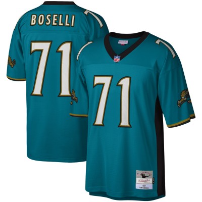 Джерси Jacksonville Jaguars Tony Boselli Mitchell & Ness Teal Legacy Replica