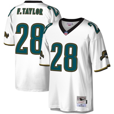 Джерси Jacksonville Jaguars Fred Taylor Mitchell & Ness White Legacy Replica