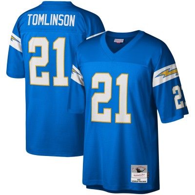 Игровая джерси LaDainian Tomlinson Los Angeles Chargers Mitchell & Ness Legacy Replica - Powder Blue