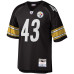 Джерси Pittsburgh Steelers Troy Polamalu Mitchell & Ness Black Legacy Replica