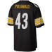 Джерси Pittsburgh Steelers Troy Polamalu Mitchell & Ness Black Legacy Replica