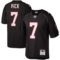 Джерси Atlanta Falcons Michael Vick Mitchell & Ness Black Legacy Replica