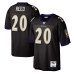 Джерси Baltimore Ravens Ed Reed Mitchell & Ness Black Legacy Replica