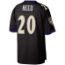 Джерси Baltimore Ravens Ed Reed Mitchell & Ness Black Legacy Replica