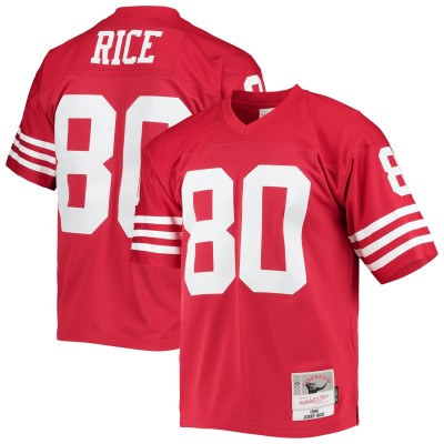 Игровая джерси Jerry Rice San Francisco 49ers Mitchell & Ness Legacy Replica - Scarlet