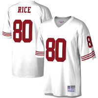 Джерси San Francisco 49ers Jerry Rice Mitchell & Ness White Legacy Replica