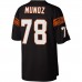 Джерси Cincinnati Bengals Anthony Muñoz Mitchell & Ness Black Legacy Replica