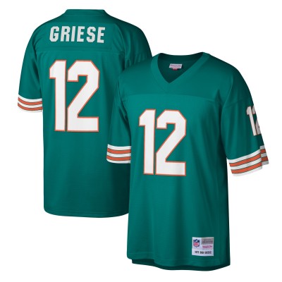 Игровая джерси Miami Dolphins Bob Griese Mitchell & Ness Aqua Legacy Replica