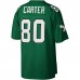 Игровая джерси Cris Carter Philadelphia Eagles Mitchell & Ness Legacy Replica - Kelly Green