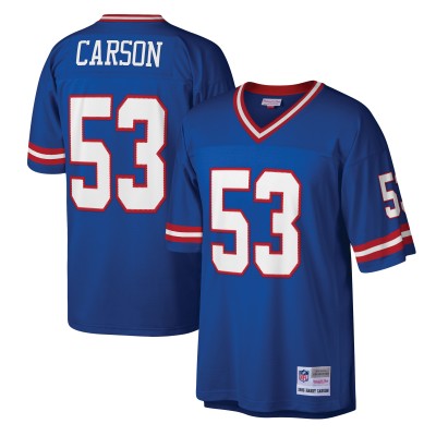 Джерси New York Giants Harry Carson Mitchell & Ness Royal Legacy Replica