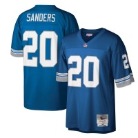 Джерси Detroit Lions Barry Sanders Mitchell & Ness Blue Legacy Replica