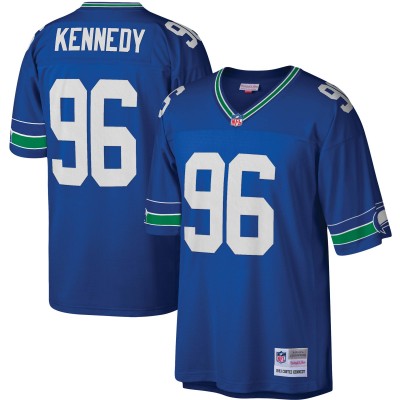 Игровая джерси Cortez Kennedy Seattle Seahawks Mitchell & Ness 1993 Legacy Replica - Royal