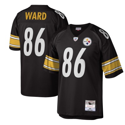 Игровая джерси Hines Ward Pittsburgh Steelers Mitchell & Ness Legacy Replica - Black