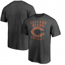 Футболка Chicago Bears Majestic Showtime Logo - Heathered Charcoal